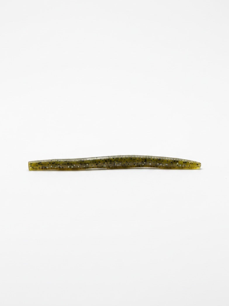 Green Pumpkin Black Flake Swamp Sticks